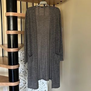 Grey Knit Cardigan Size L